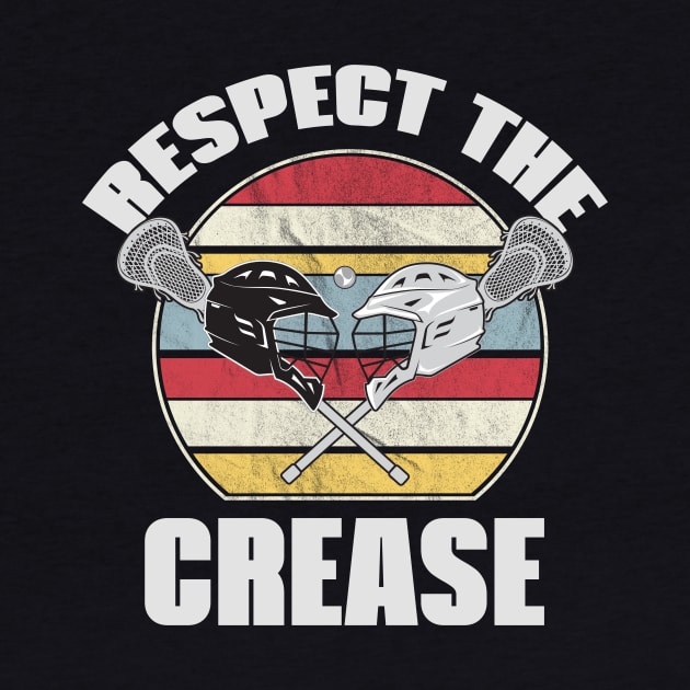 Respect The Crease Lacrosse by NatalitaJK